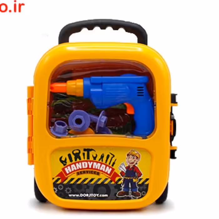 کیف ابزار درج با 21قطعه وسایل کار برای کودکان