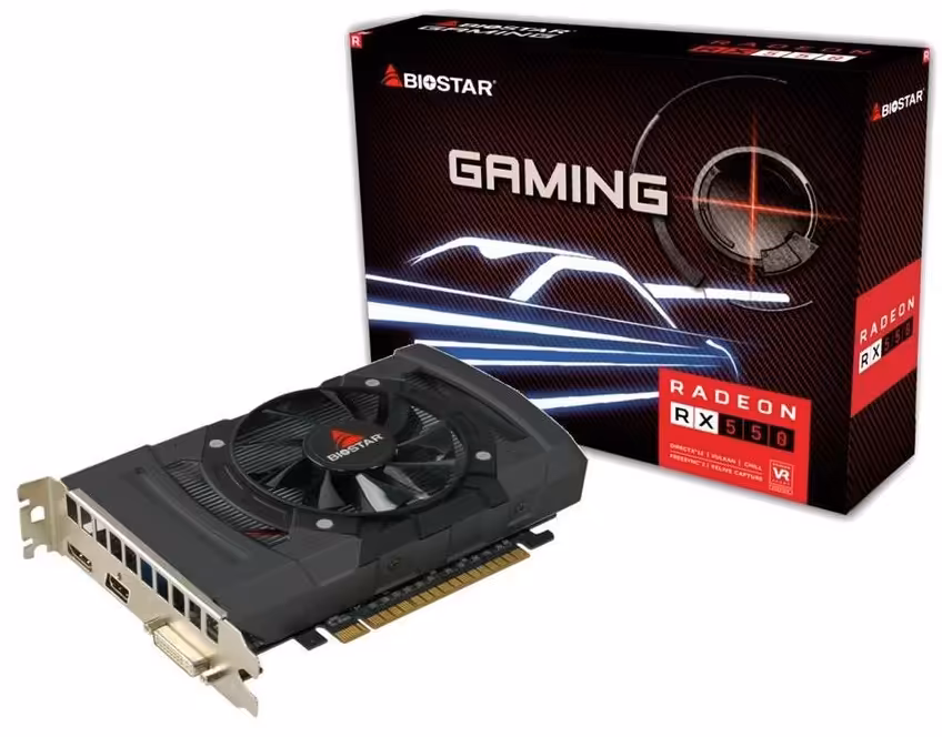 کارت گرافیک بایوستار مدل VA5505RF41 RX550 با حافظه 4 گیگابایت