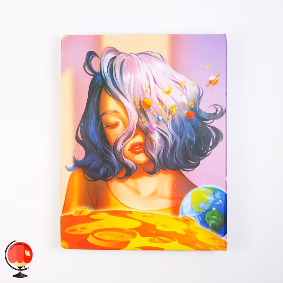 دفتر کلاسوری 100 برگ قفل فلزی طرح گیسو سویل