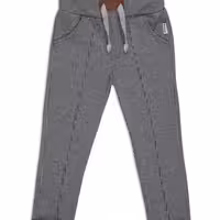 شلوارچهارخونه طوسی لگ پنبه ژاکارد دخترانه و پسرانه 2تا5 سال درpikmode