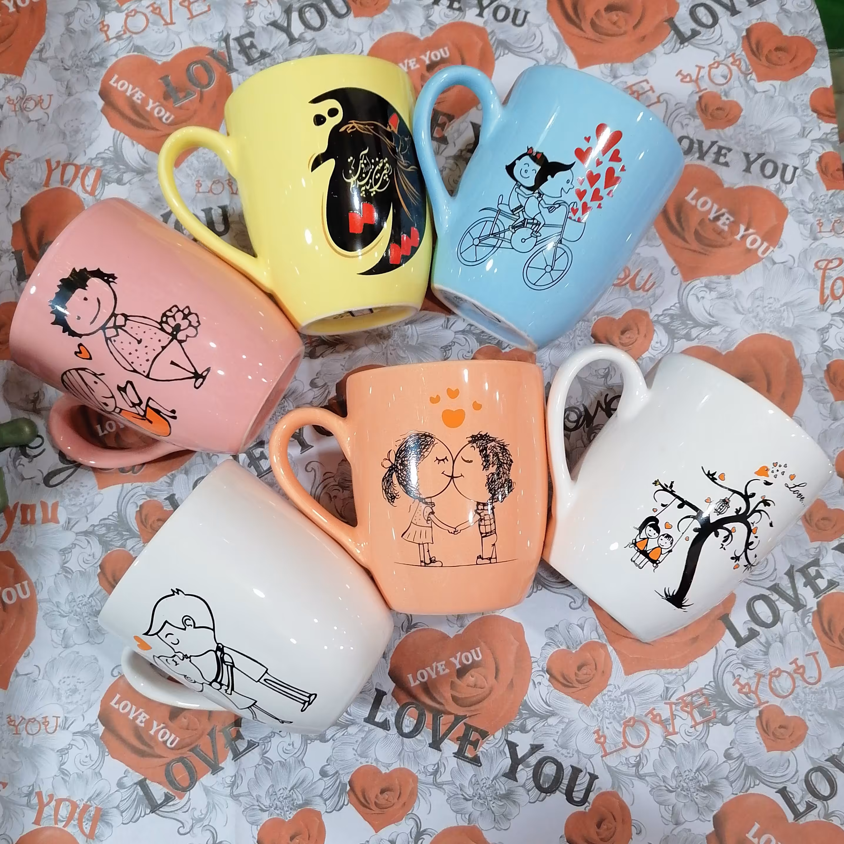 ماگ چاپی پاستیلی 2 رو چاپ