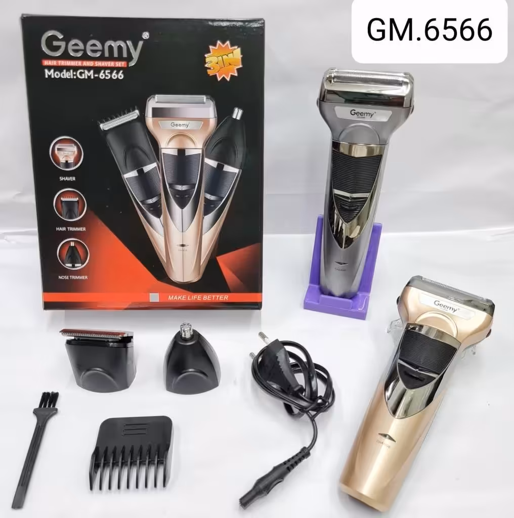 ماشین اصلاح صورت سه کاره جیمی Geemy مدل GM-6566