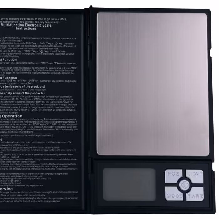 ترازو دیجیتال Notebook سه صفر 600 گرمی