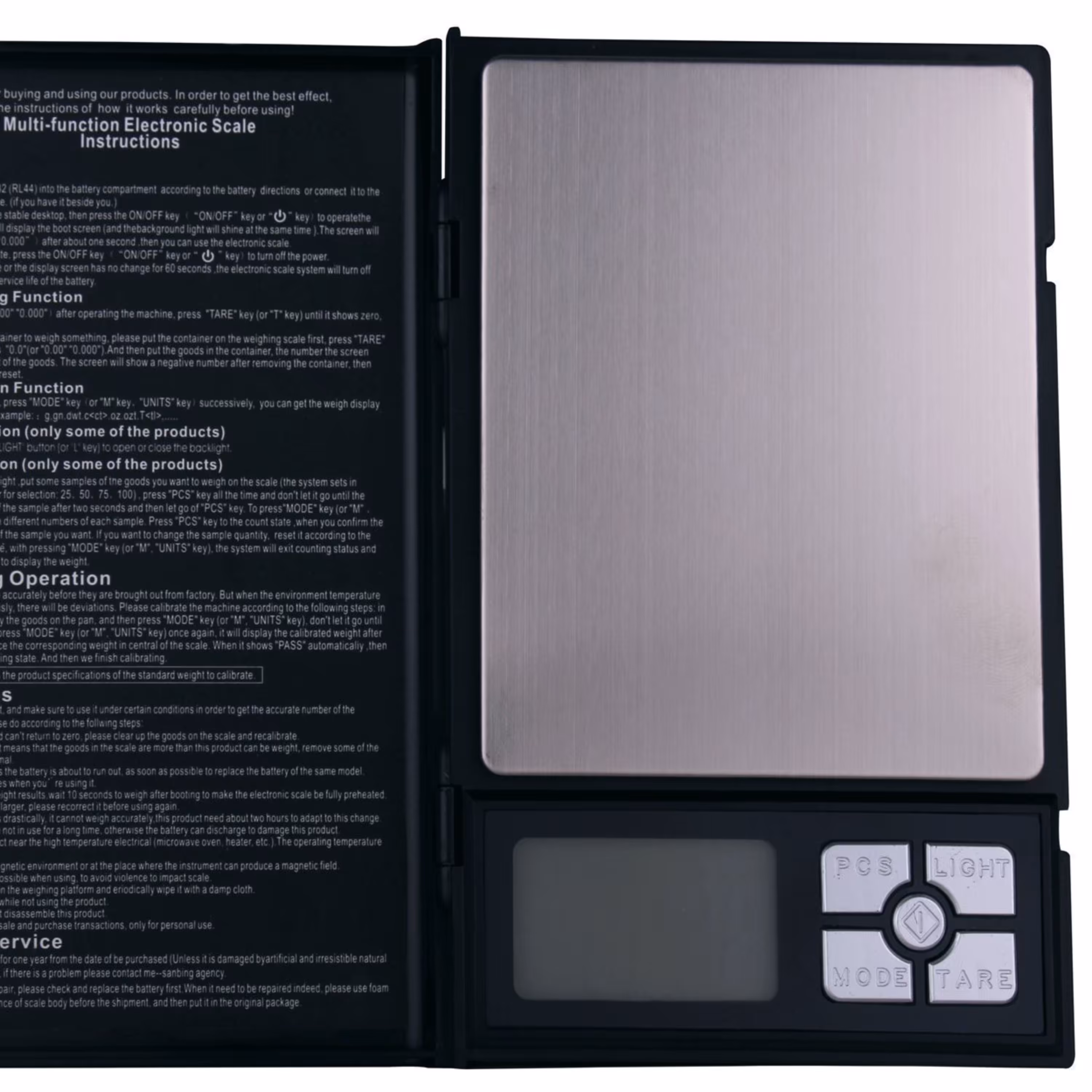 ترازو دیجیتال Notebook سه صفر 600 گرمی