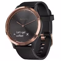 ساعت مچی هوشمند گارمین مدل VIVOMOVE HR BLACK WITH ROSEGOLD HARDWARE