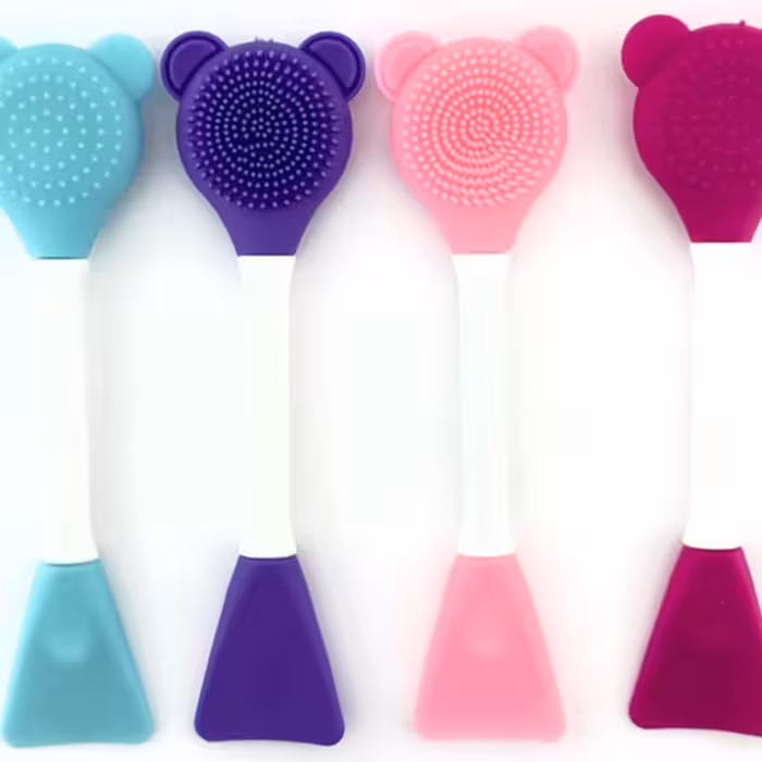 براش ماسک دو طرفه پرزدار خرسی