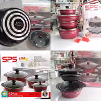 سرویس قابلمه 10 پارچه SPS خط دار لطفا قبل ثبت موجودی بگیرید 