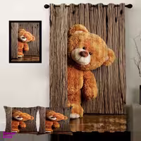 پرده رنس (Rence) مدل S1-41059 به همراه تابلو و کوسن