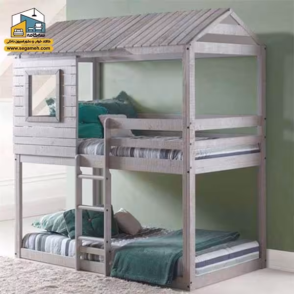 تخت خواب دوطبقه کد BTDP67 - فروشگاه سه گامه
