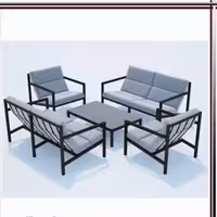 مبلمان فضای باز ویلا سازه طرح دریا  ارسال با باربری پس کرایه