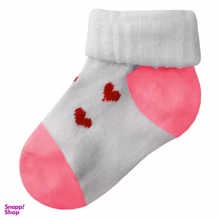 جوراب نوزادی دیزر طرح قلب کد fiory1377