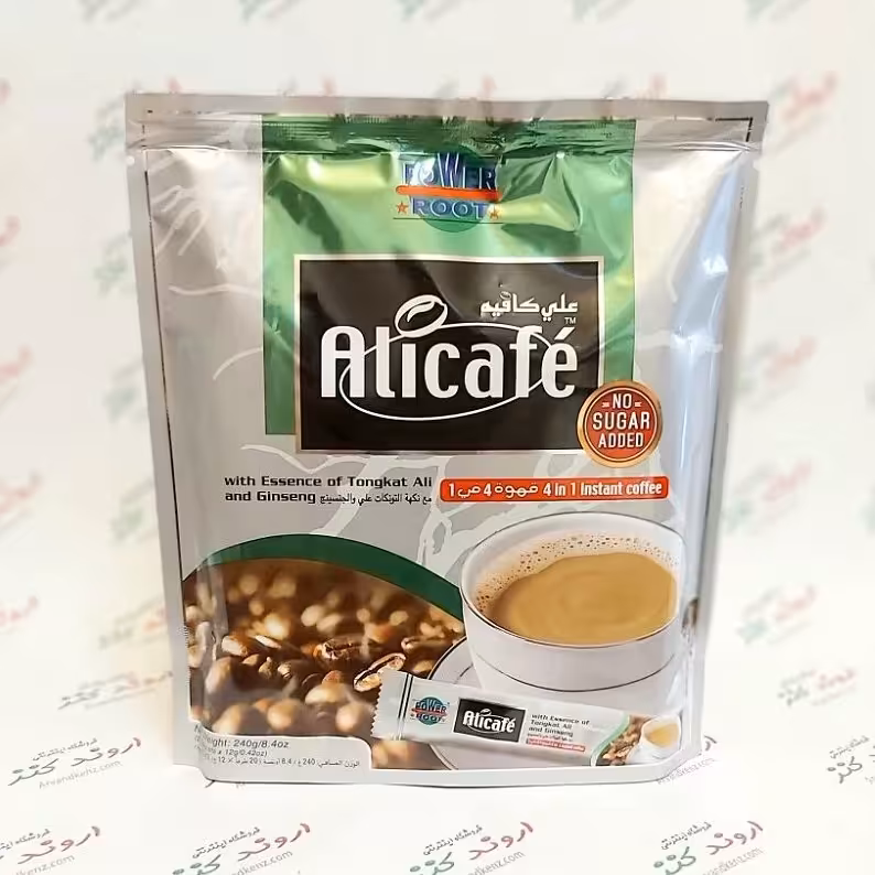 قهوه علی کافه AliCafe جینسینگ بدون شکر