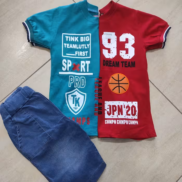 تیشرت شلوارک پسرانه جدید