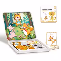 پازل مگنتی طرح حیوانات باهوش کد 720202