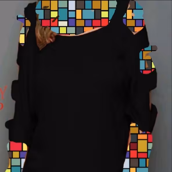 بلوز مجلسی سایزبزرگ آستین فانتزی