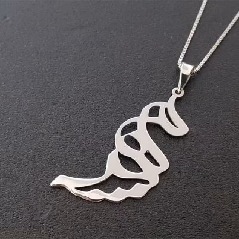 گردنبند نقره اسم پرهام