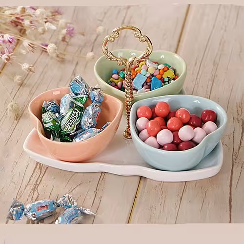 اردور خوری سه تایی مدل قلبی باارسال رایگان