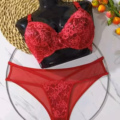 ست سوتین شورت فنردار گیپور وتور