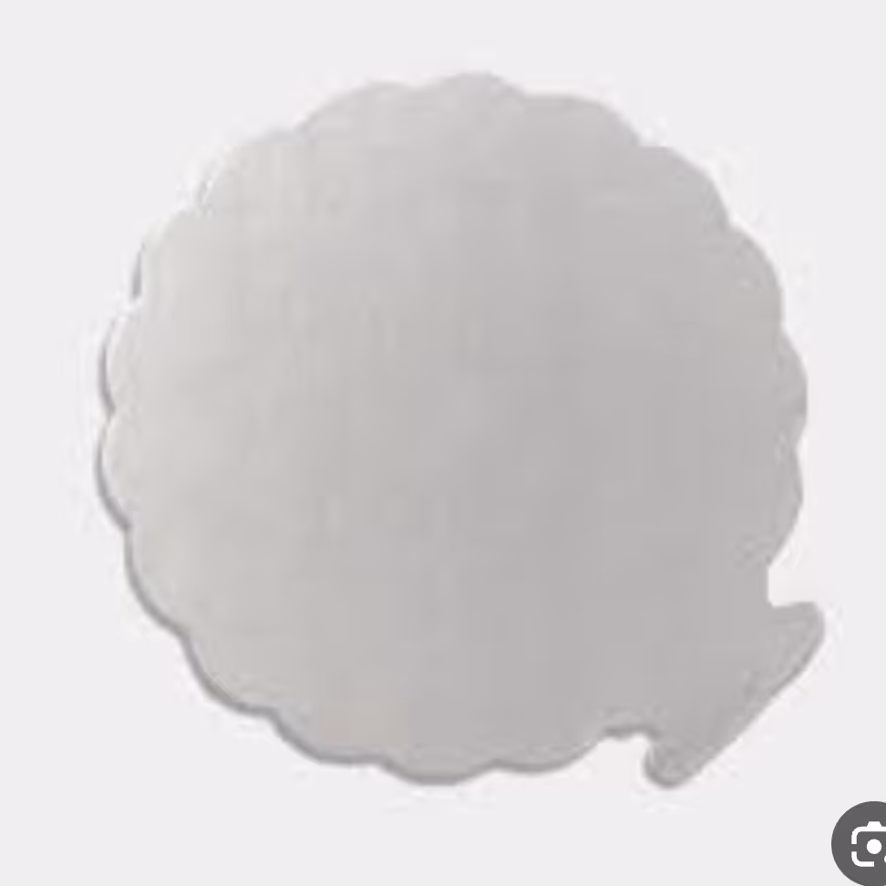 صفحه زیر کیک مقوایی زیر کیک 18 سانت سفید