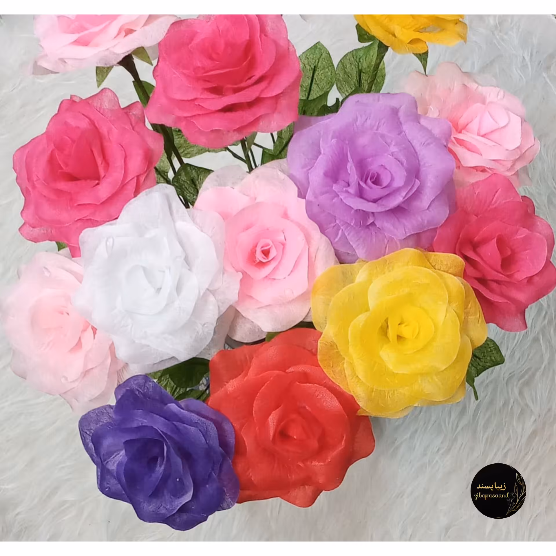 گل رز مصنوعی تک شاخه