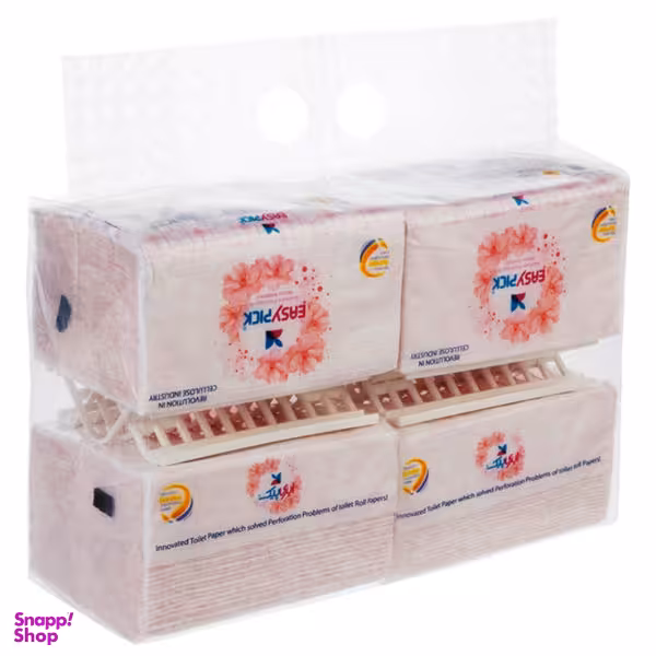 دستمال توالت 50 برگ ایزی پیک (Easy Pick) مدل New بسته 4 عددی