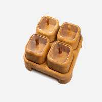 اردو خوری مربع 4 خانه چوبی نیوهومNH25-1007