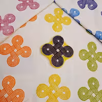 مهر دستساز لینولئوم طرح بینهایت بسیار زیبا برای چاپ پارچه