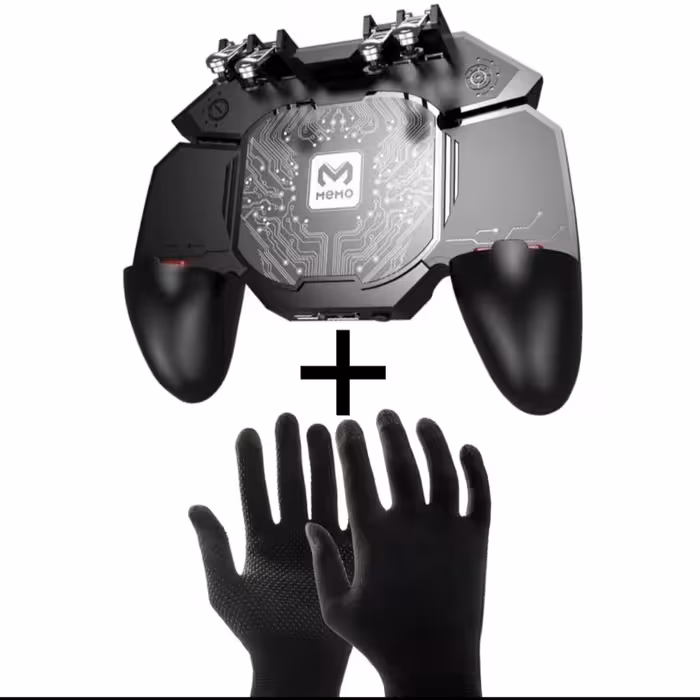 دسته بازی گوشی DL88 با دستکش گیمینگ  GG01 