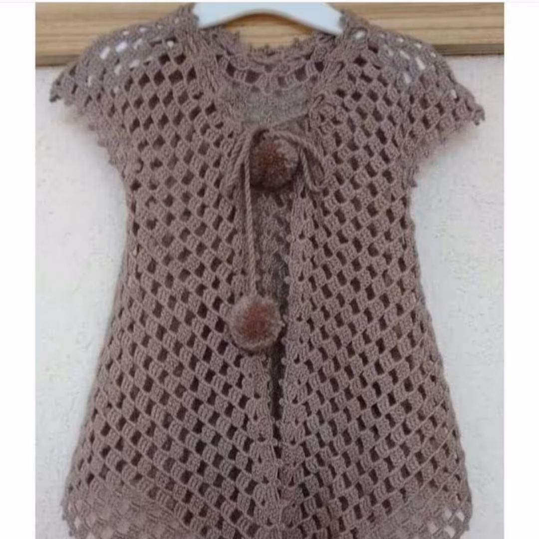 کت دستبافت زنانه لیما بافت قلاب بافی