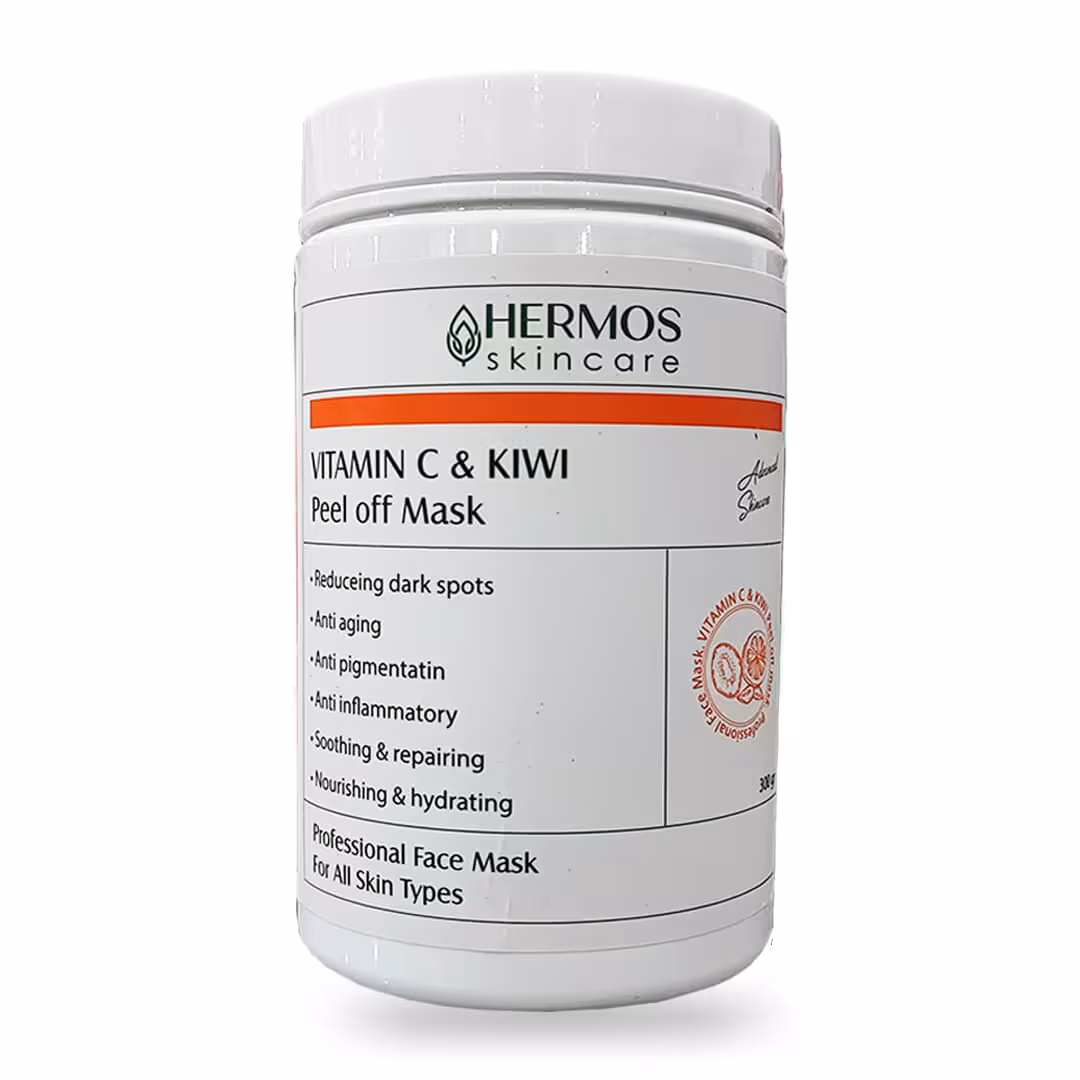 ماسک لاتکسی ویتامین سی و کیوی | Vitamin C & kiwi peel off mask هرموس