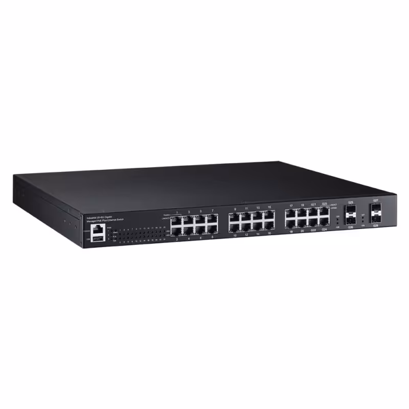 سوئیچ PoE صنعتی 28 پورت سری JetNet 5728G