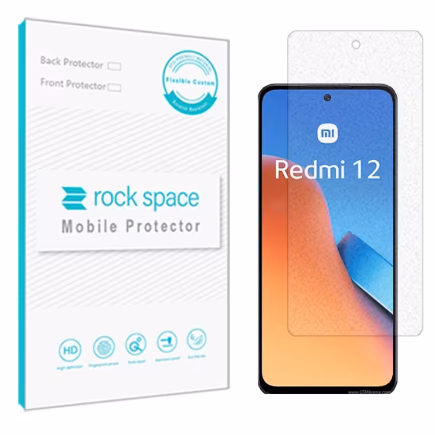 گلس نانو گیمینگ مخصوص گوشی  شیائومی Redmi 12 برند راک اسپیس 