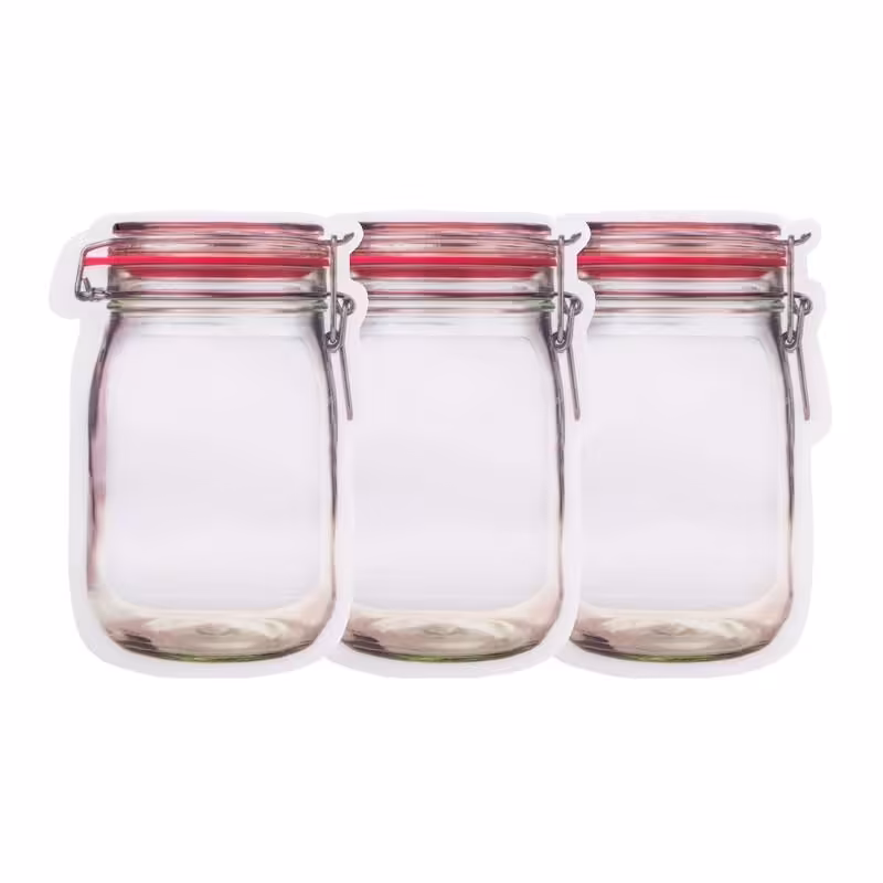کیسه زیپ دار مدل Bottle-S بسته 3 عددی