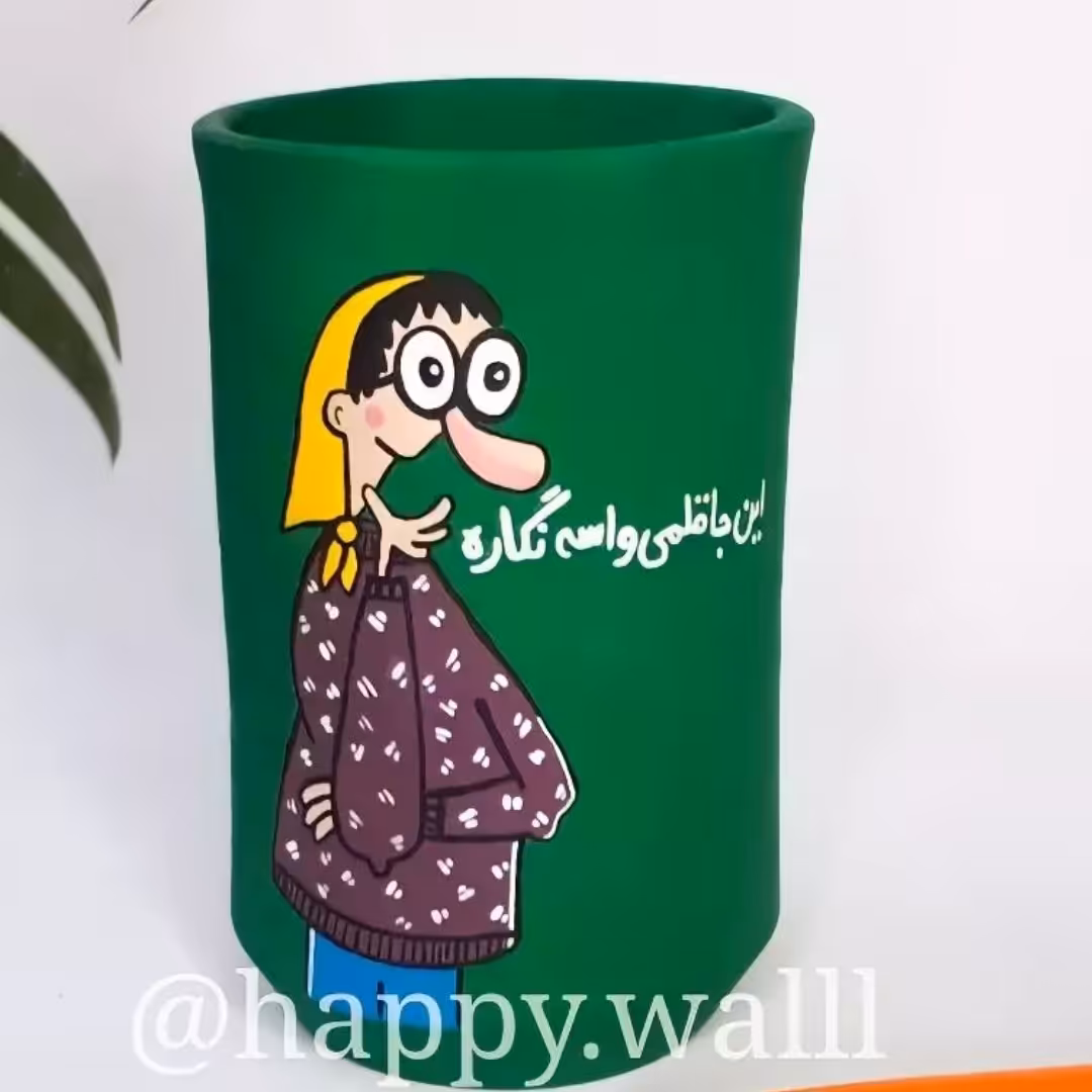 جامدادی رومیزی دخترونه فانتزی سبز (سایز 6در 10)