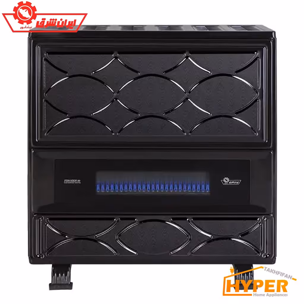 بخاری گازی ایران شرق F80 فیروزه طرح مهتاب