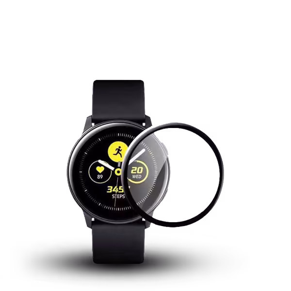 محافظ صفحه نمایش شیشه ای تمپرد مدل فول چسب مناسب (Galaxy Watch Active2 40mm (R830