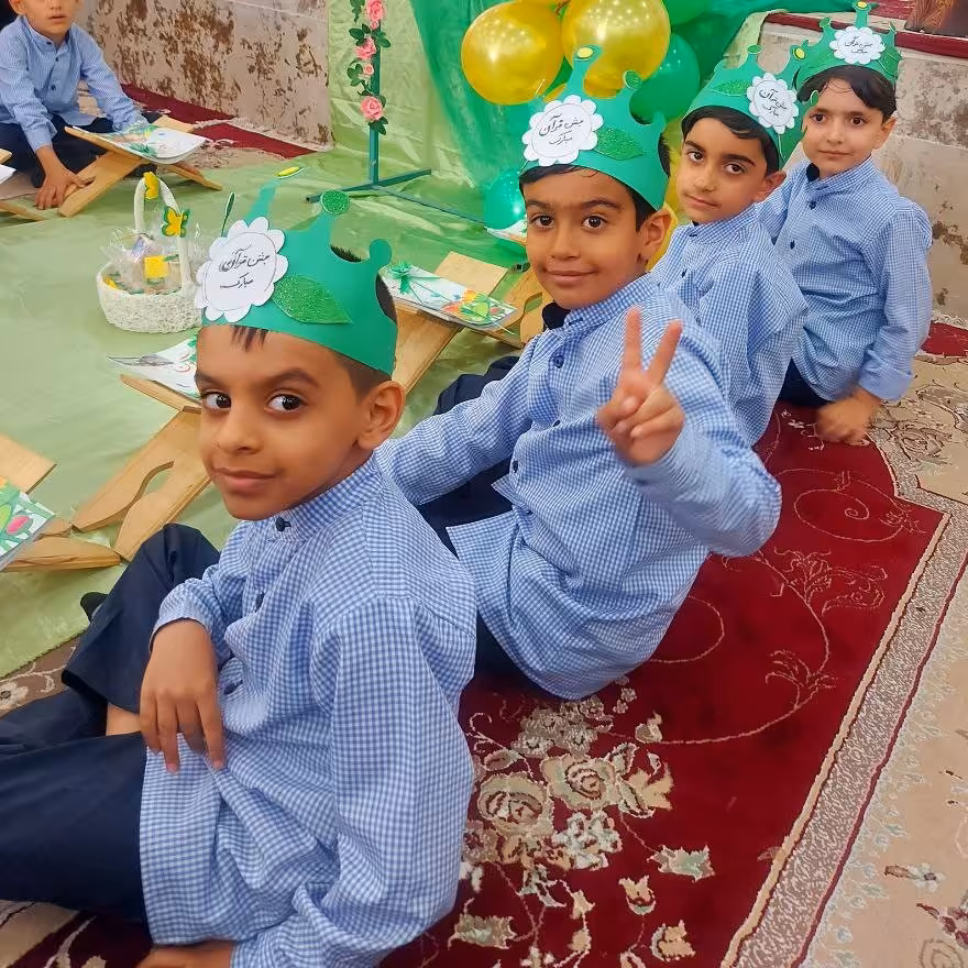 تاج  جشن قرآن  با مقوا  پک 20عددی