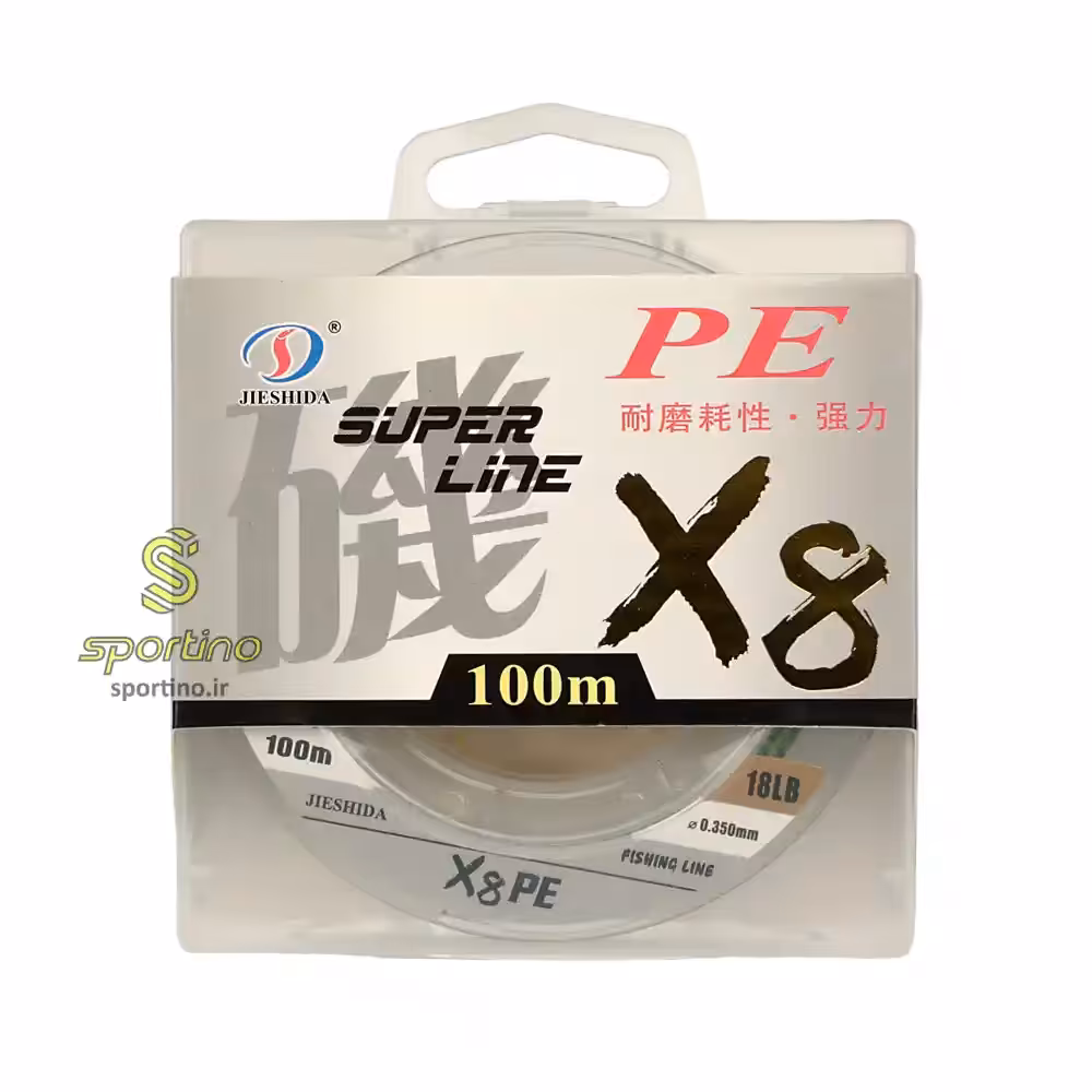 نخ ماهیگیری سوپر لاین PEX8 صد متری 0.35 mm