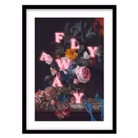 قیمت و خرید تابلو دکوراتیو مدل تایپوگرافی تلفیقی کد 0455