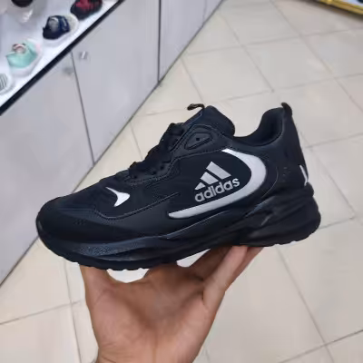 1108 کتانی آدیداس مشکی زنانه و پسرانه اسپرت