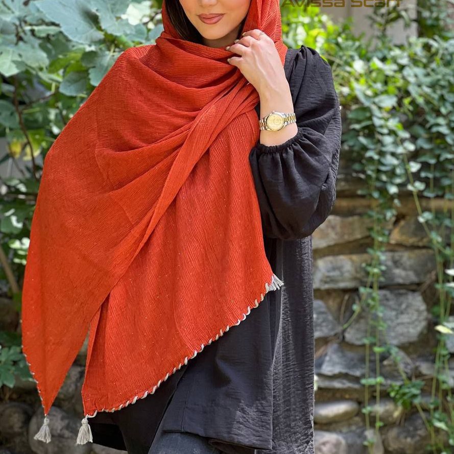 شال پلیسه شاین دار 3 کد54238
