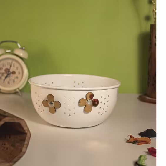 صافی سینک زنگ سفید آسمان مدل تفاله گیر 156ERG