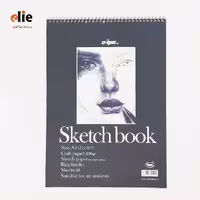 دفتر طراحی سیمی A4 کلیپس طرح 032