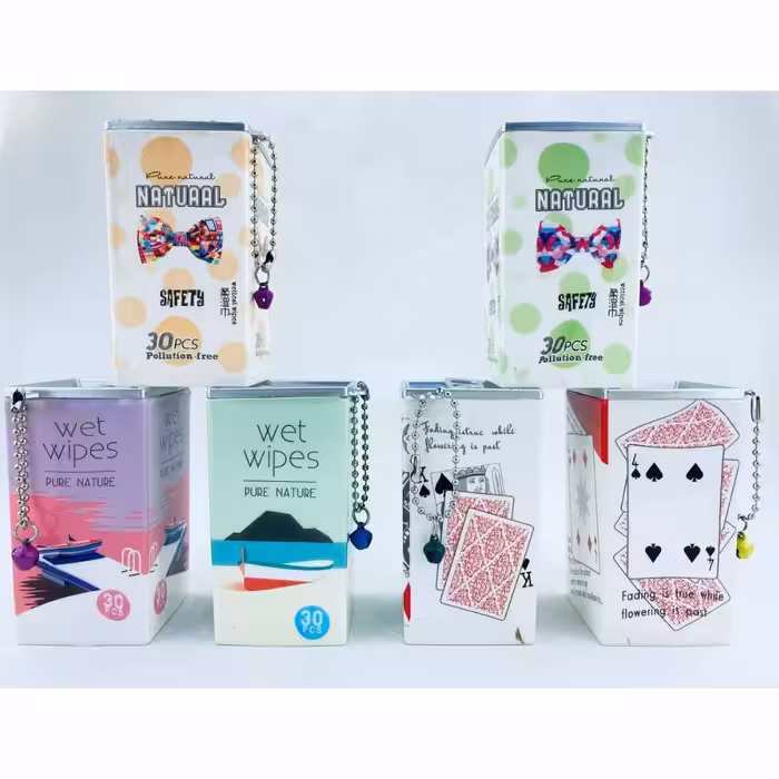 دستمال مرطوب قوطی مکعبی فانتزی 