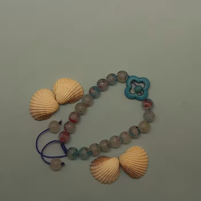 اکسسوری . دستبند .همراه با پلاک فیروزه 