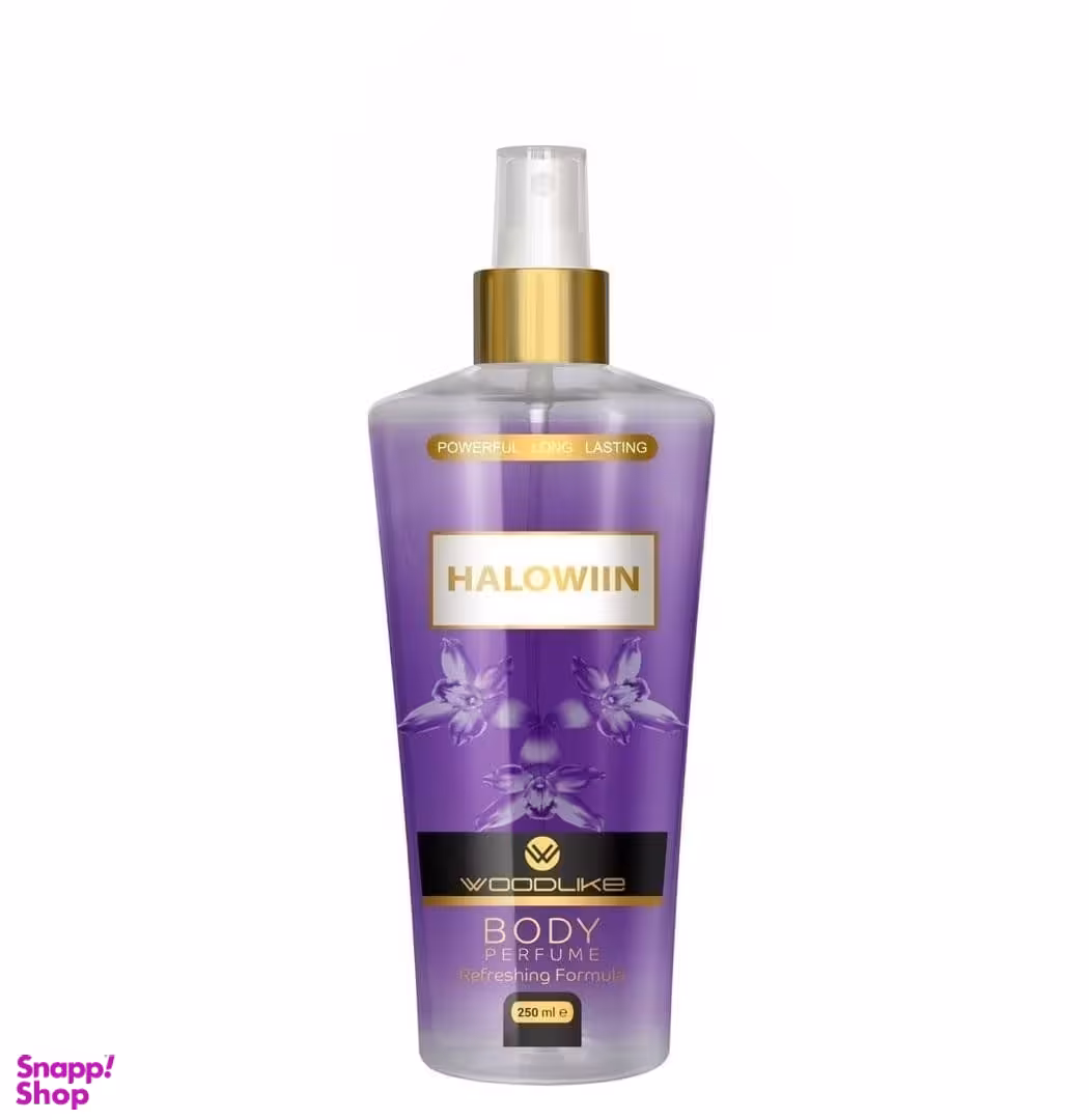 بادی اسپلش زنانه وود لایک مدل Halowiin حجم 250 میلی لیتر