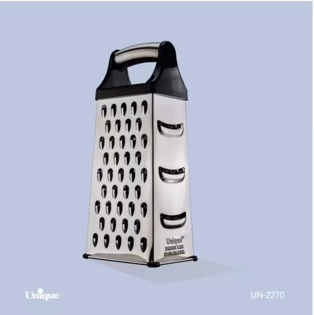 رنده 4 گوش استیل یونیک مستطیل بزرگ کد un-2270