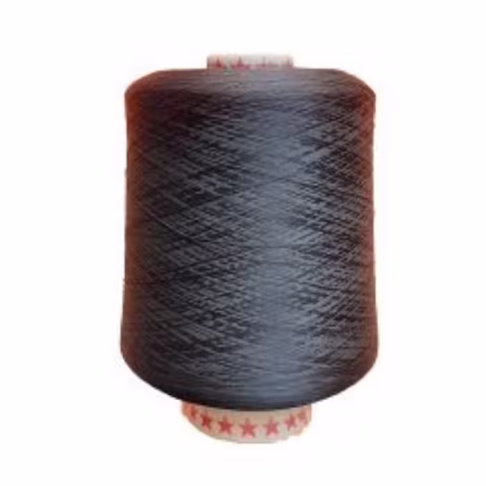 دوک نخ سردوز 300 گرمی مشکی (بسته 3 عددی)(نخ ترویرا) (نخ استرچ) 