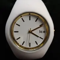 ساعت آیس ice سفید کد409 ضد آب سیلیکونی بند استیل ارسال رایگان