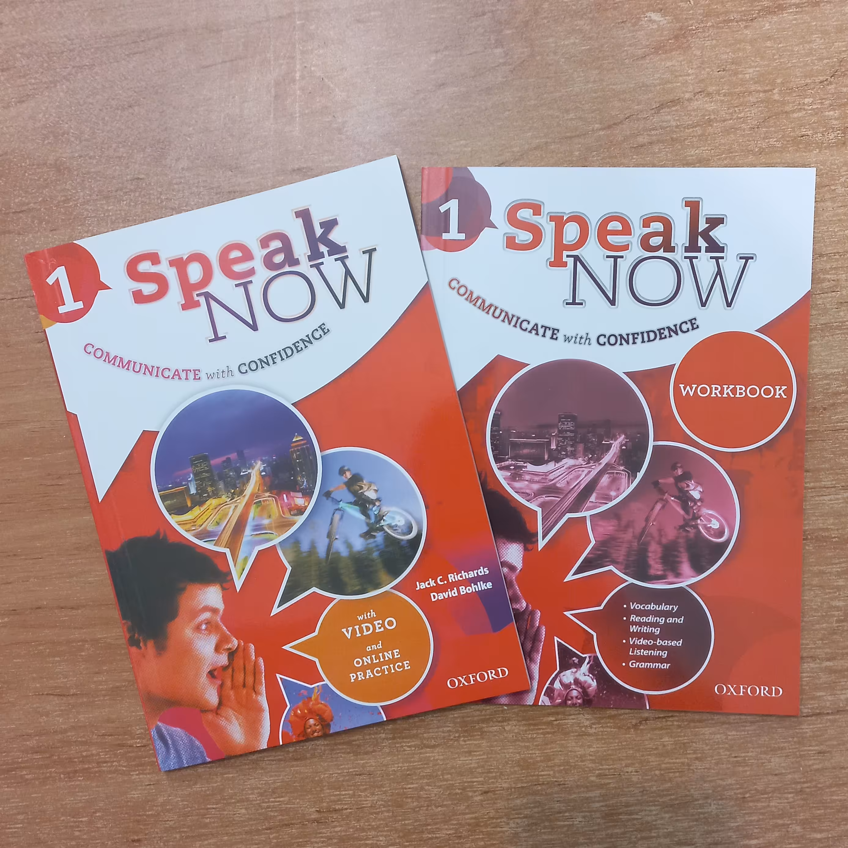 کتاب زبان اسپیک نو Speak Now 1 به همراه کتاب کار سایز وزیری